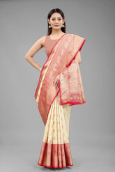 Majestic Queen? Drapery Saree-SZ-CRB5-WT-578